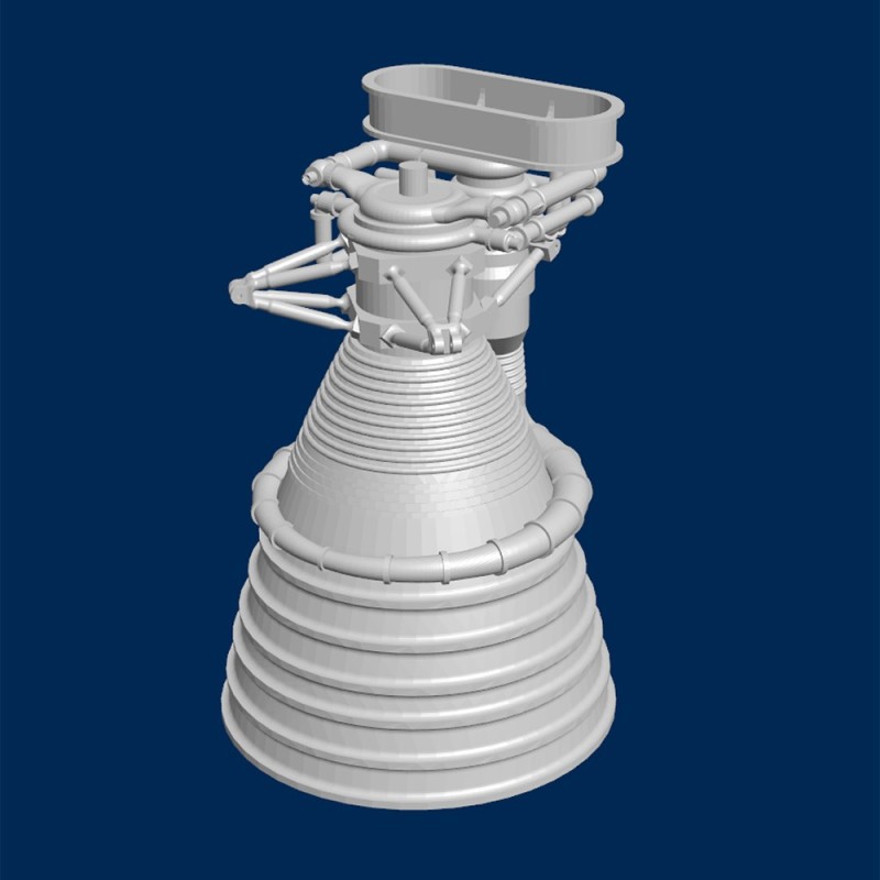 Saturn V F-1 engine (set of 5)