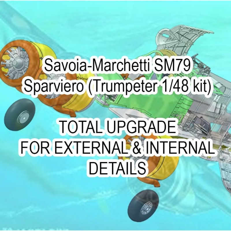 Savoia Marchetti S.79 Sparviero - Correction & detail set for Trumpeter kit